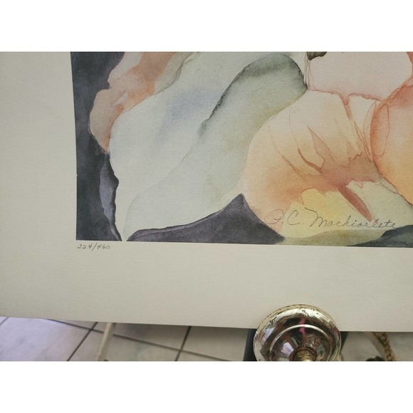 Vintage 1989 Patricia Machiorlete Floral Print 224/460 - Picture 4 of 4